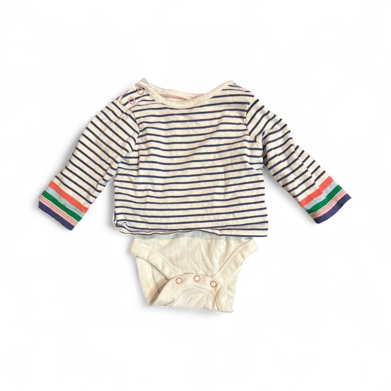 #28 REDUCED Girls Baby Boden / Levi's Shirt and Jeans Outfit Size 0-3M