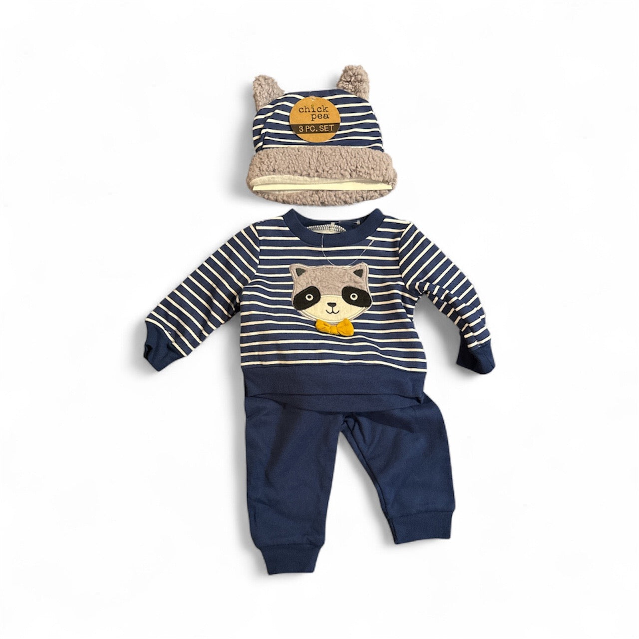 #28 REDUCED NWT Chick Pea Three Piece Outfit Size 3-6M