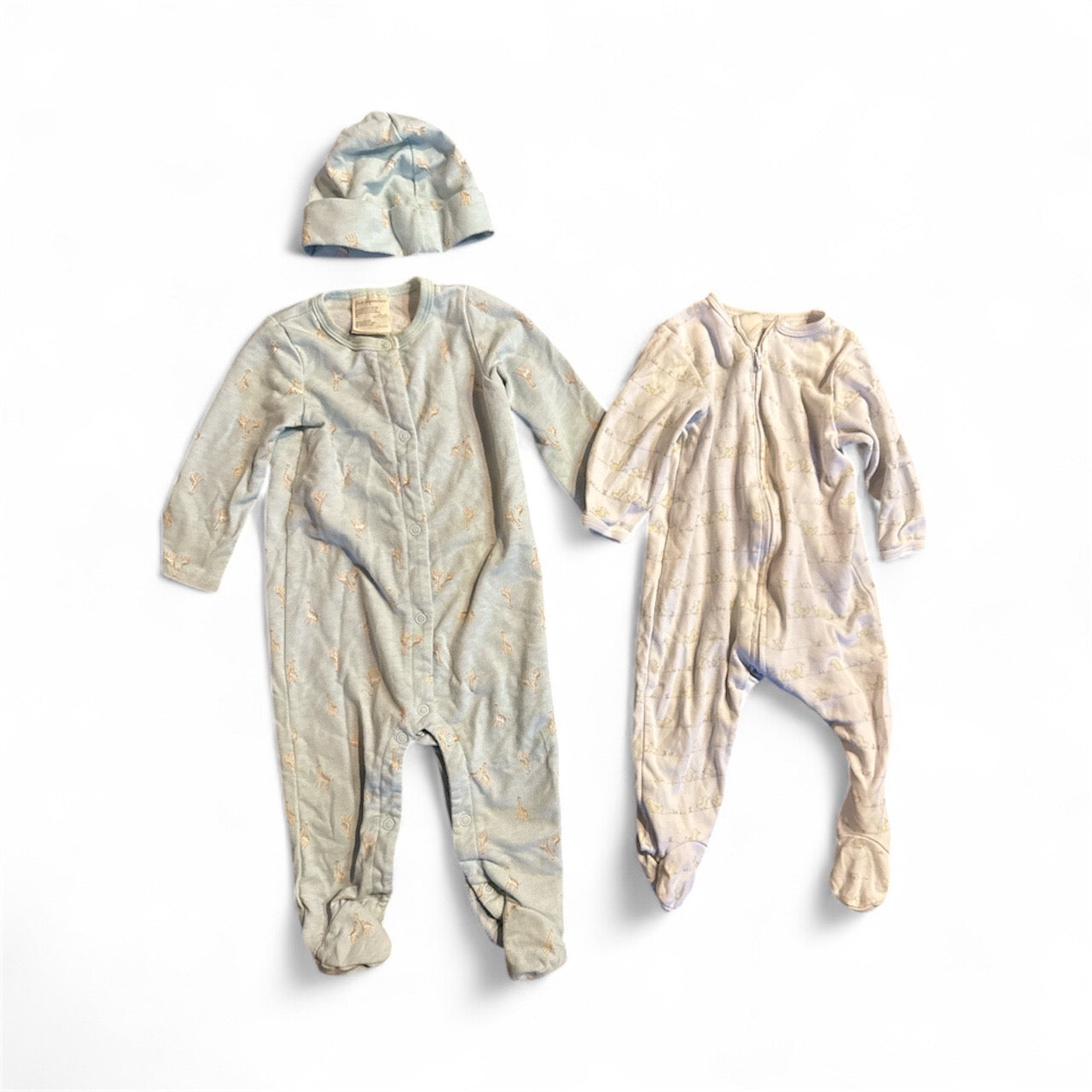 #28 REDUCED First Impressions / Little Me Footed Sleeper Bundle Size 6-9M