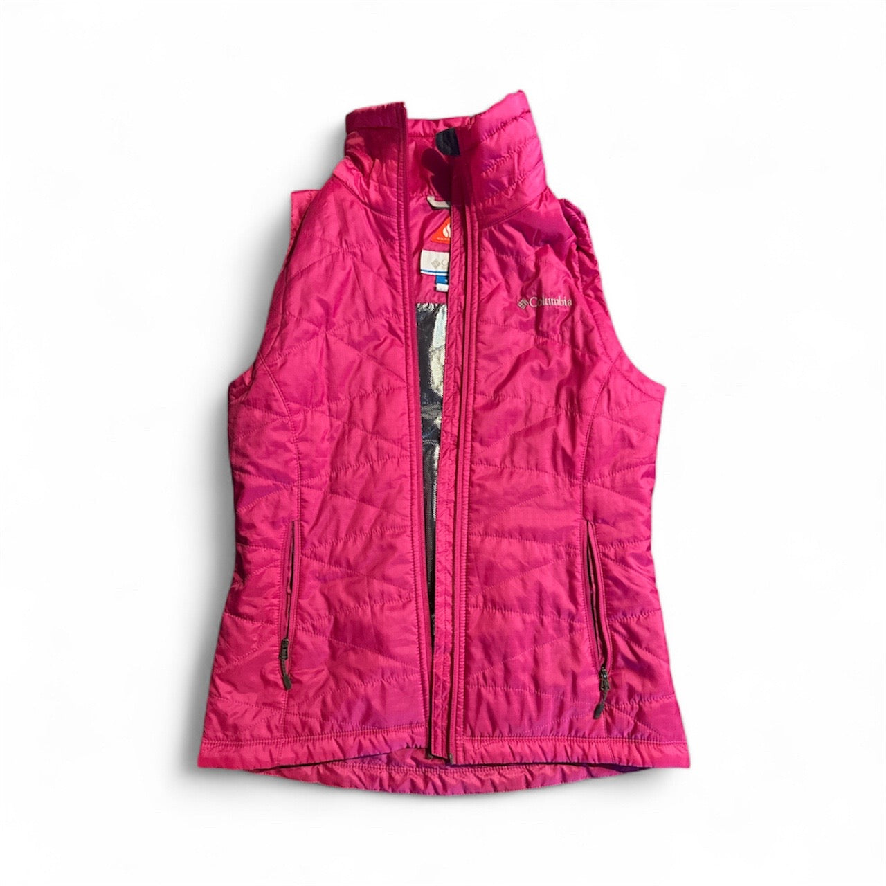#28 REDUCED Womens Columbia Pink Omni Vest Size Small