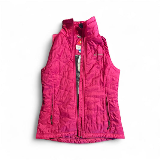 #28 REDUCED Womens Columbia Pink Omni Vest Size Small