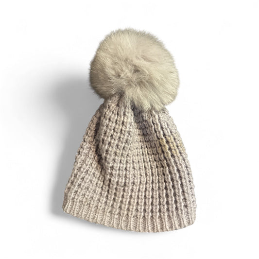 #28 REDUCED Kyi Kyi Womens Classic Wool Fox Fur Beanie Hat