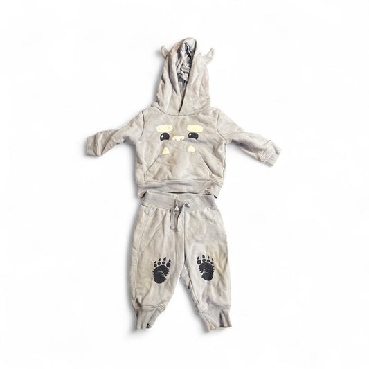 #28 REDUCED  Baby Gap Monster Hooded Sweatshirt and Pants Size 12-18M