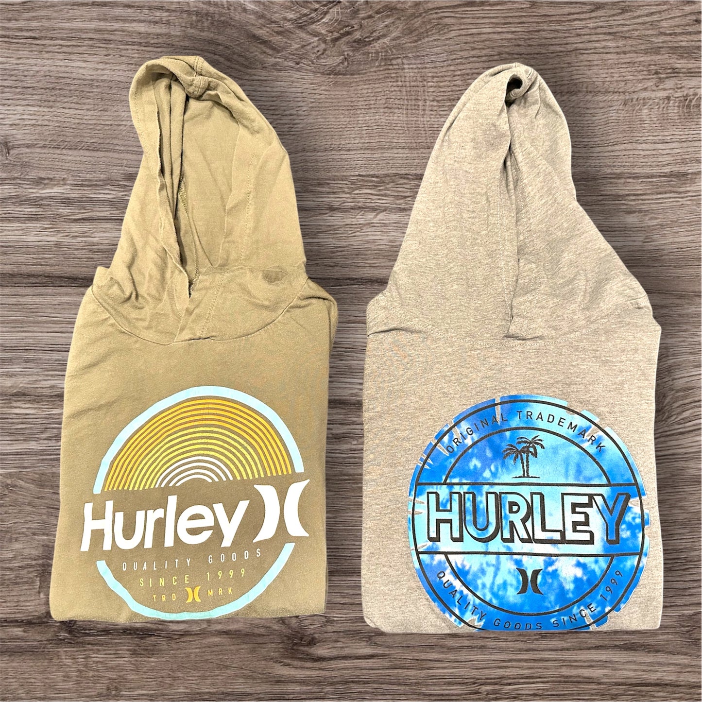 #169 Boy’s Medium Hurley Hoodies (2)