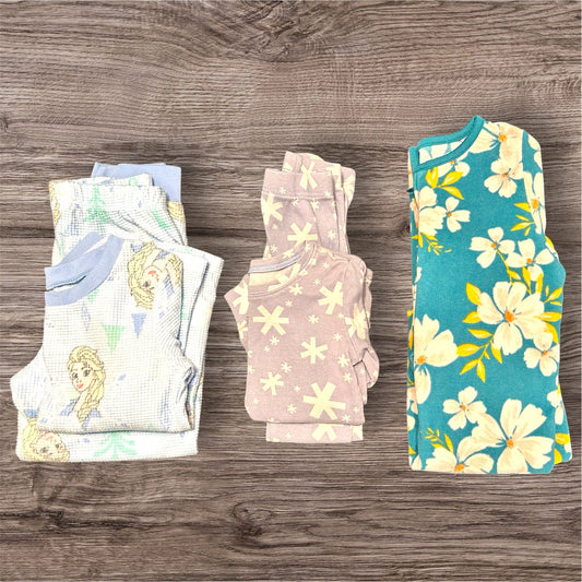 #169 Girl’s 6 PJ Bundle (3 Pairs) *REDUCED