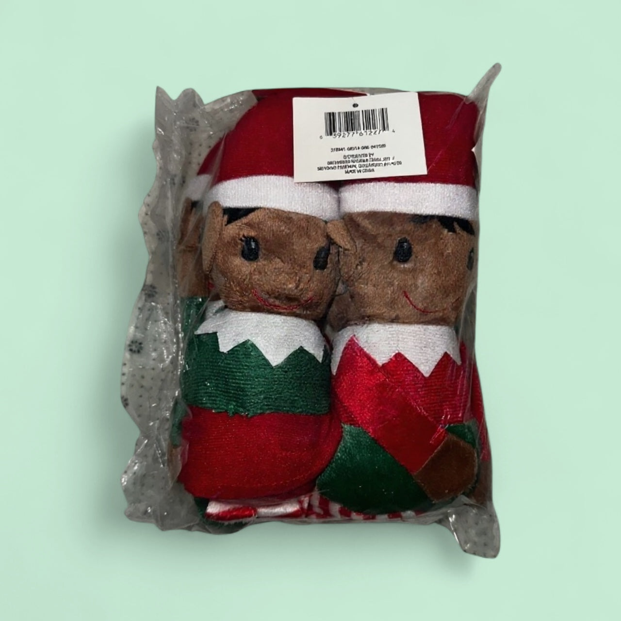 #77 NEW in Bag Set of 4 Plush Elves, Set #6