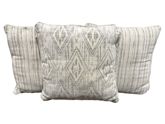 Seller #105 - Set of 3 Throw Pillows GUC
