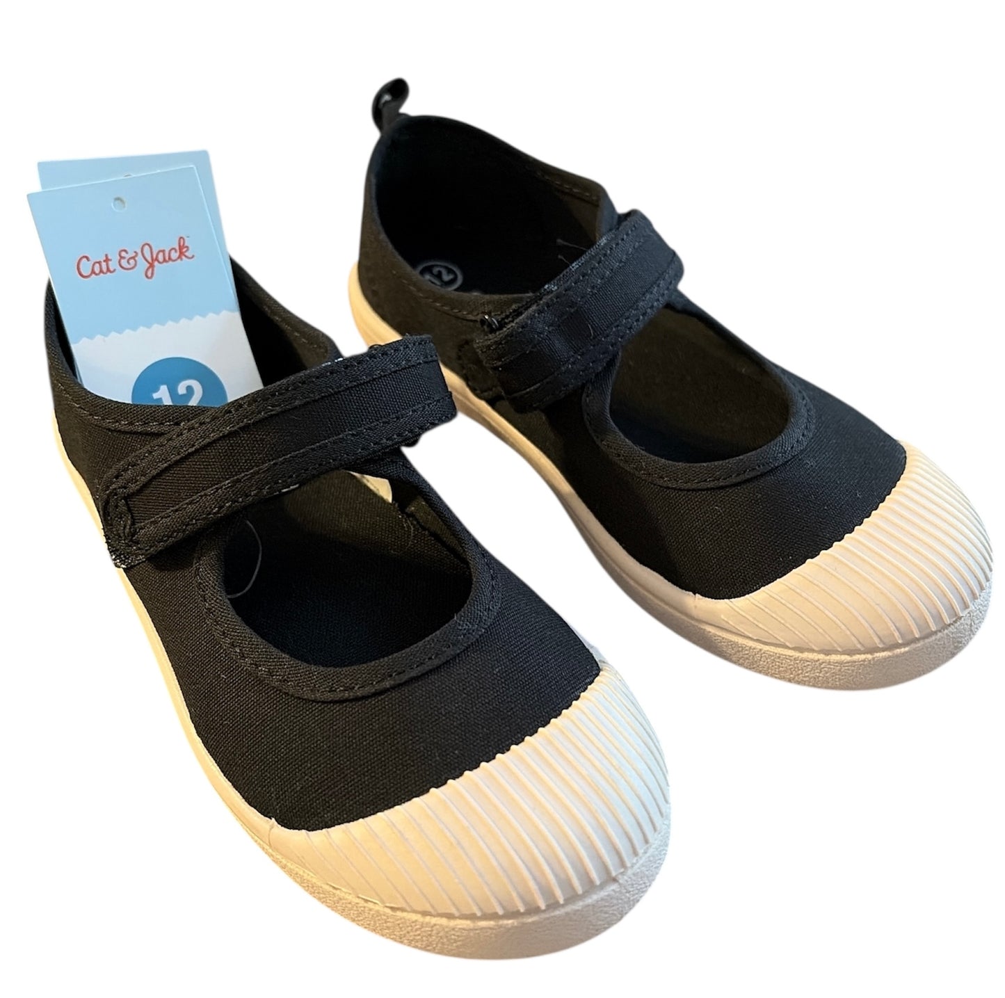 Seller #140 Girls Cat & Jack shoes size 12 NWT (black)