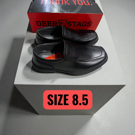 #77 New In Box Men’s Deer Stag Slip-On Dress Shoe, Size 8.5