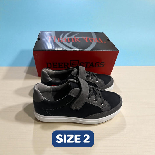 #77 New In Box Velcro Slip-On Deer Stags, Boys Size 2 (pair 1)
