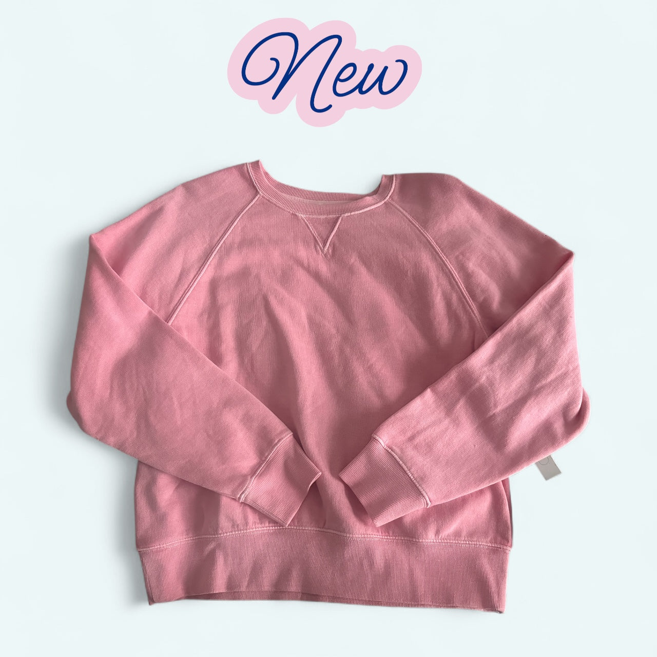 #77 NWT Nordstrom Pink Sweatshirt, Women’s XS