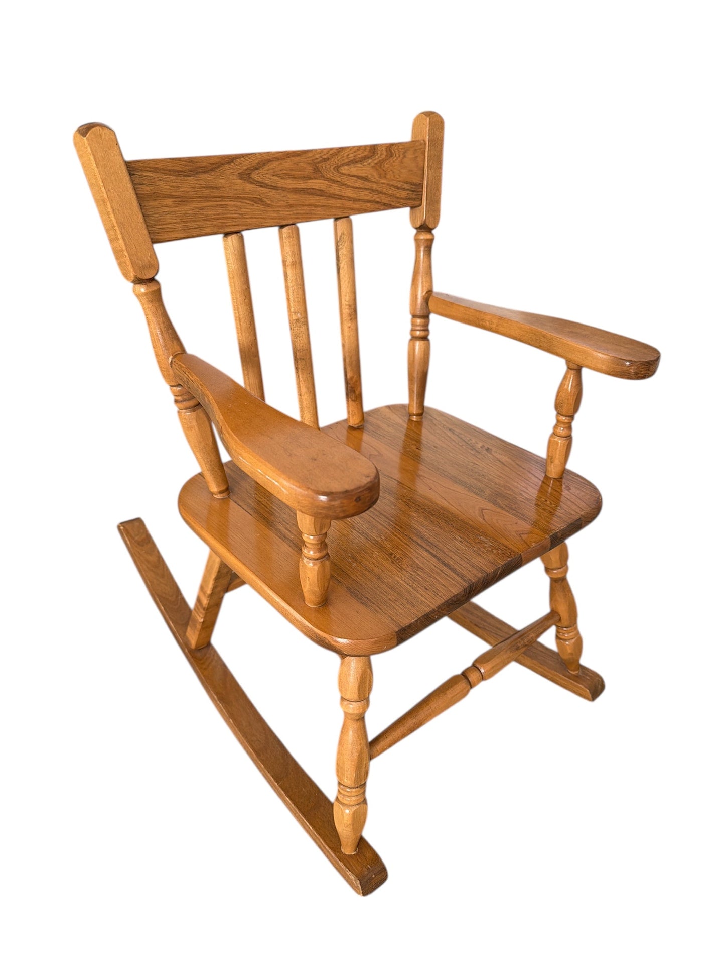 55 -  Wooden Toodler Rocking Chair