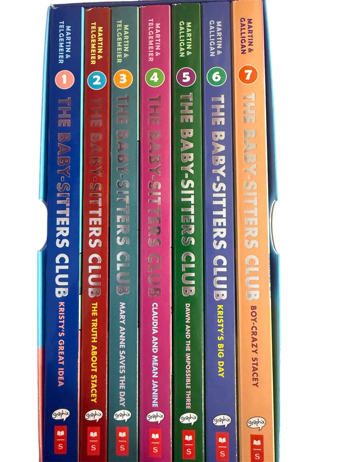 55 -  LIKE NEW Baby Sitter Club graphic novel set