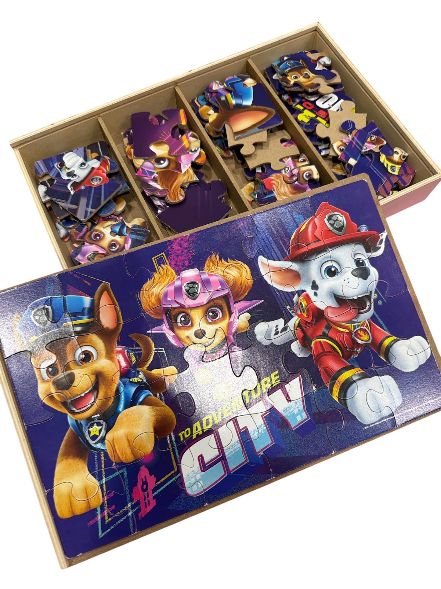 55 -  Paw Patrol GREAT quality puzzle set | comes with tray and box