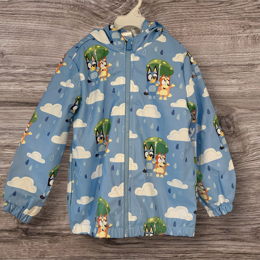 #169 Boy's 6/7 Bluey Rain Coat- NWT