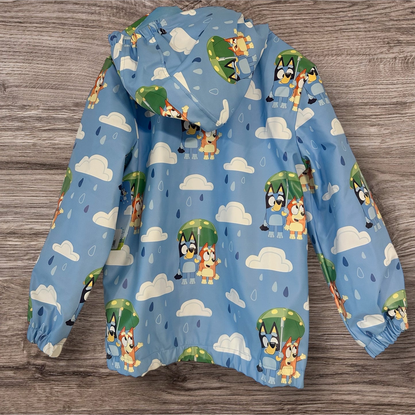 #169 Boy's 6/7 Bluey Rain Coat- NWT