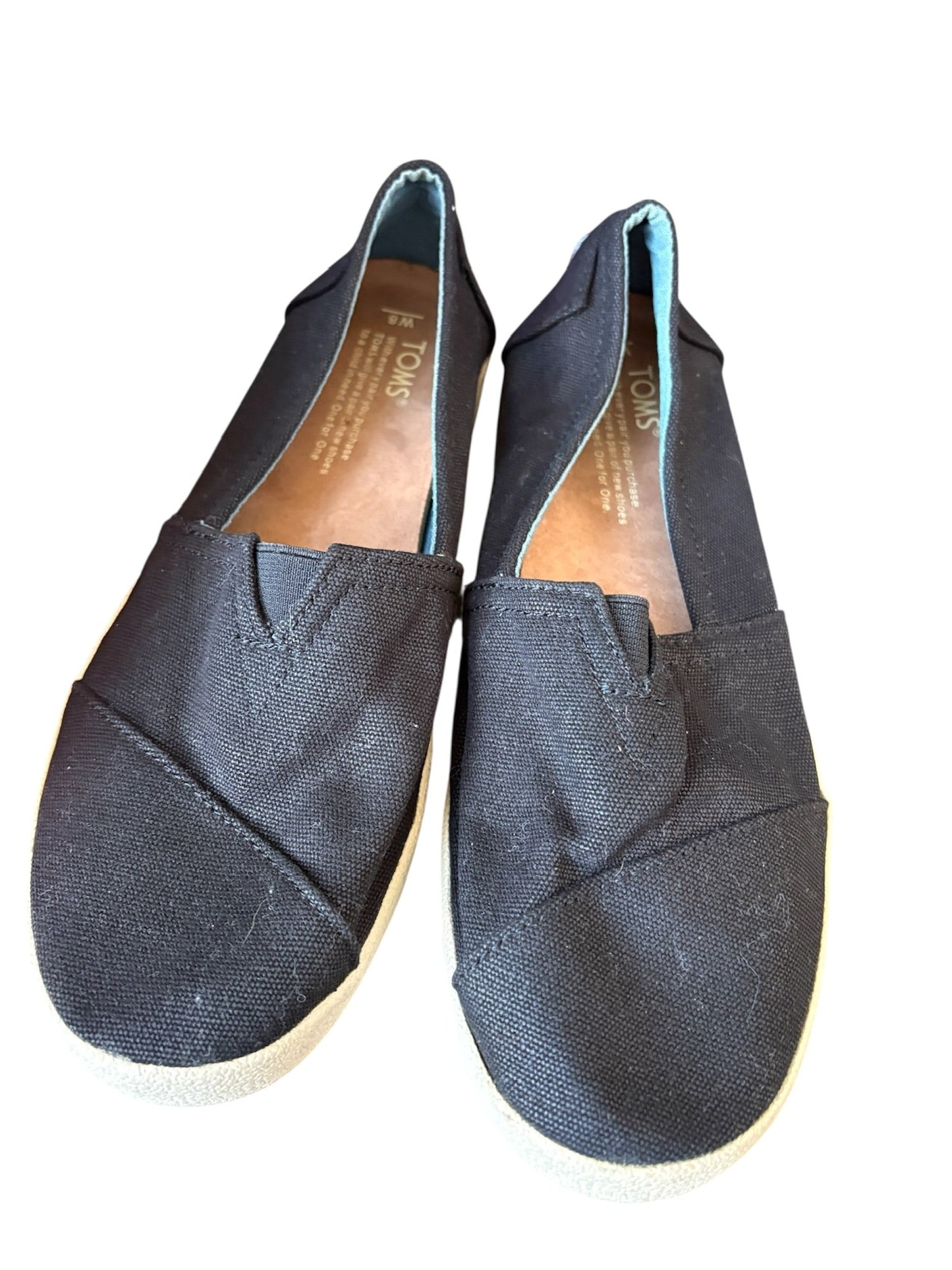 Seller #105 - Size 8 Women's Black Toms VGUC