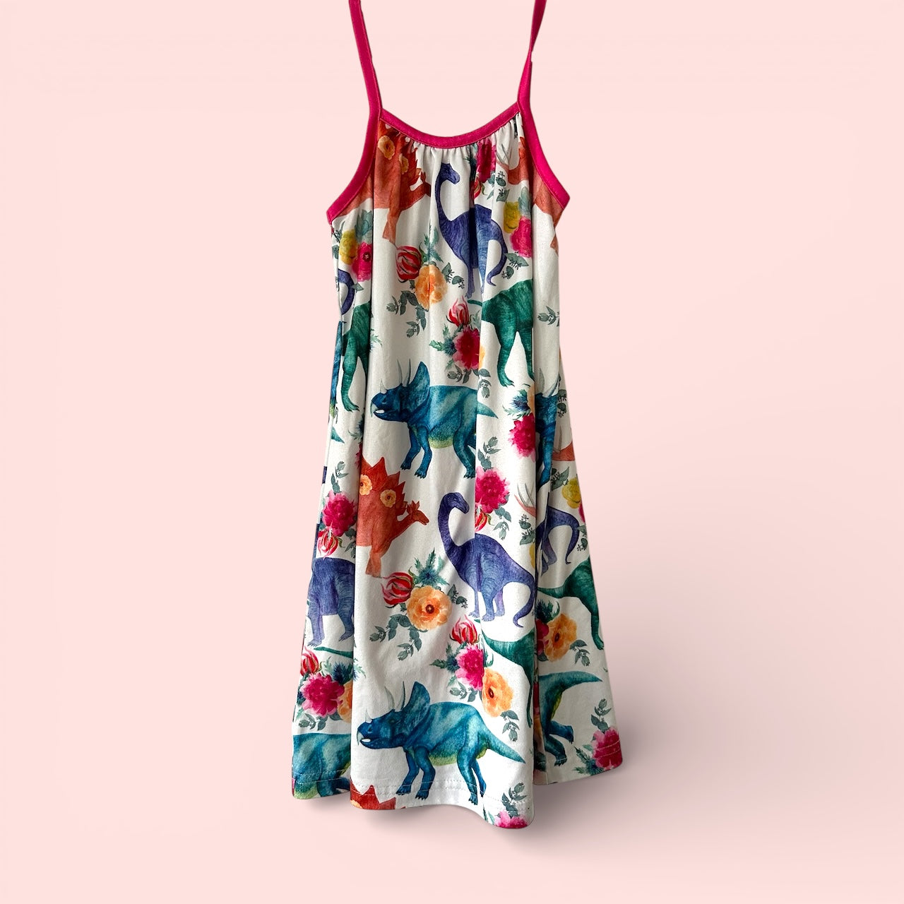#169 Girl’s 4/5 Dino Dresses (2)