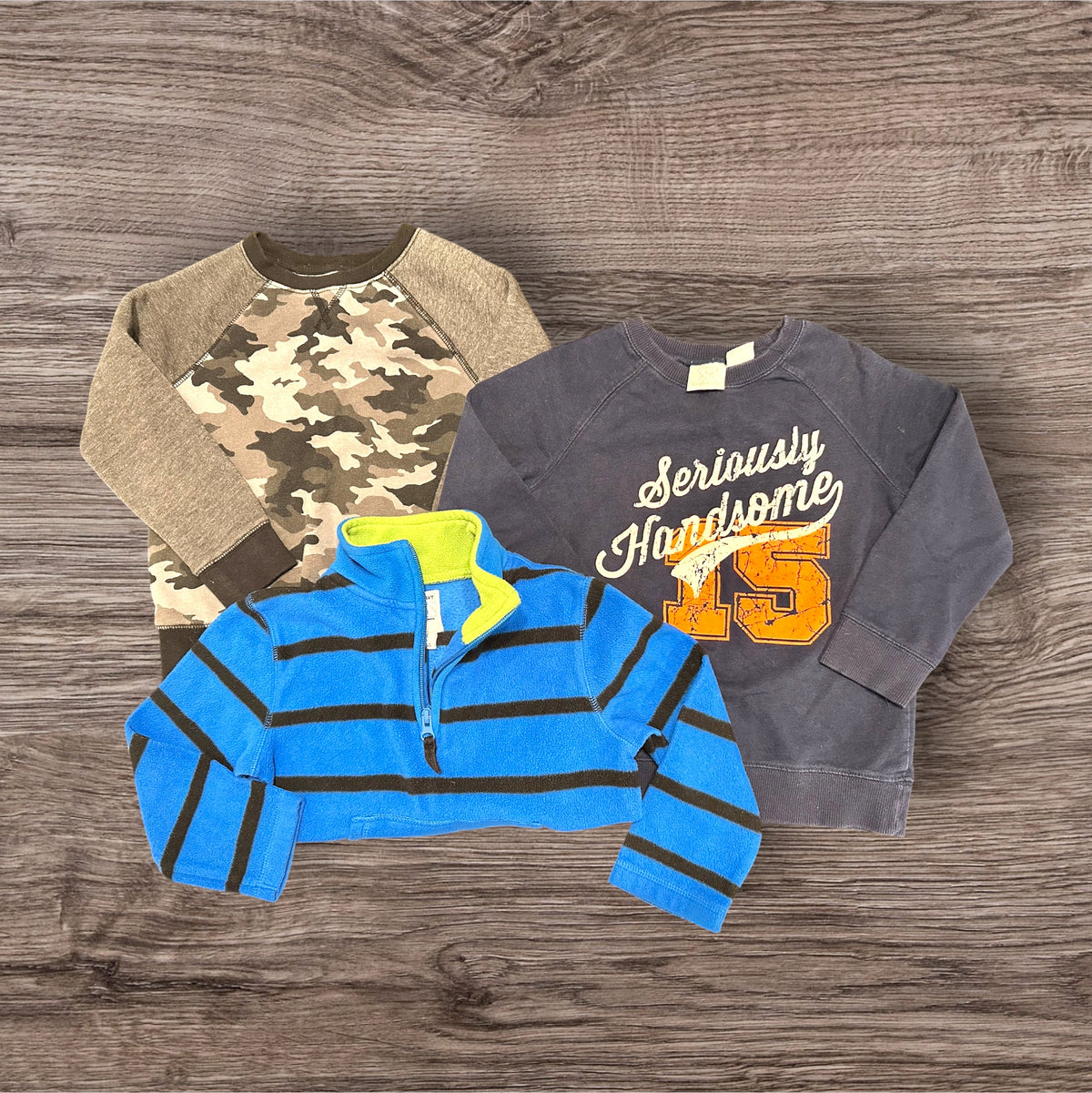 #171 Boy's Size 5 Crewneck Bundle (3 Items)