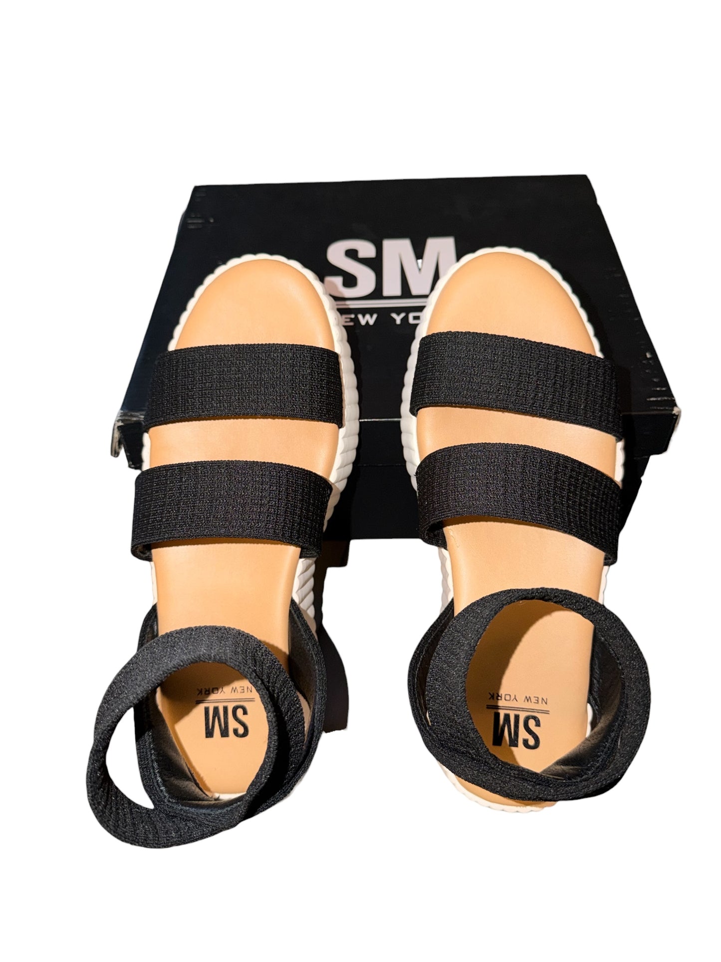 #155 NWT Steve Madden Strappy Platform Wedge Sandals, Women’s 8.5