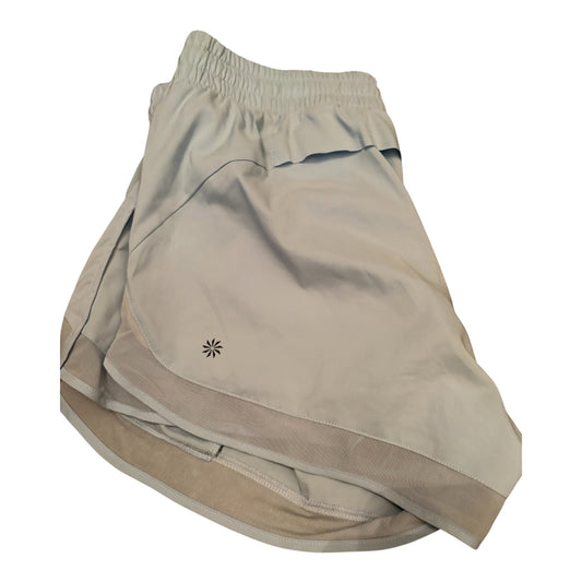 77 -  Athlete Shorts sz small (color light blue)