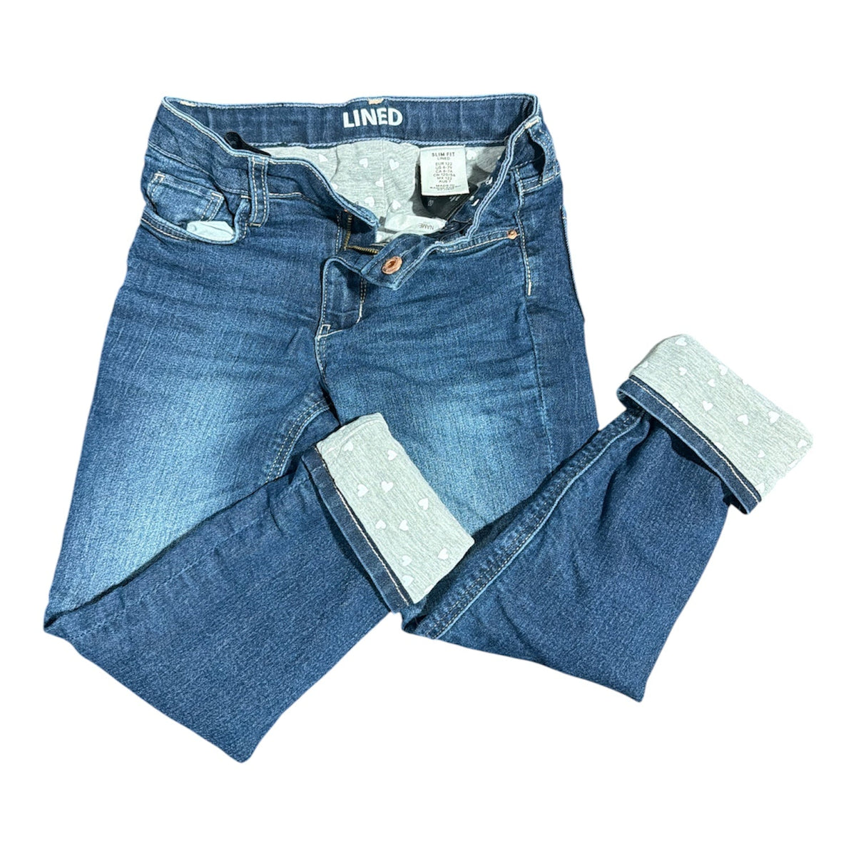 77 - Lined Jeans - Super thick and warm sz 6