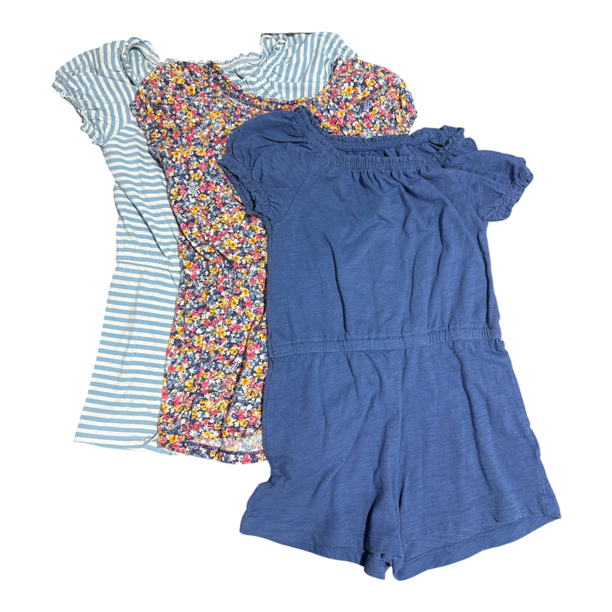 77 - Carters sz 6 Romper Set --fits like 5