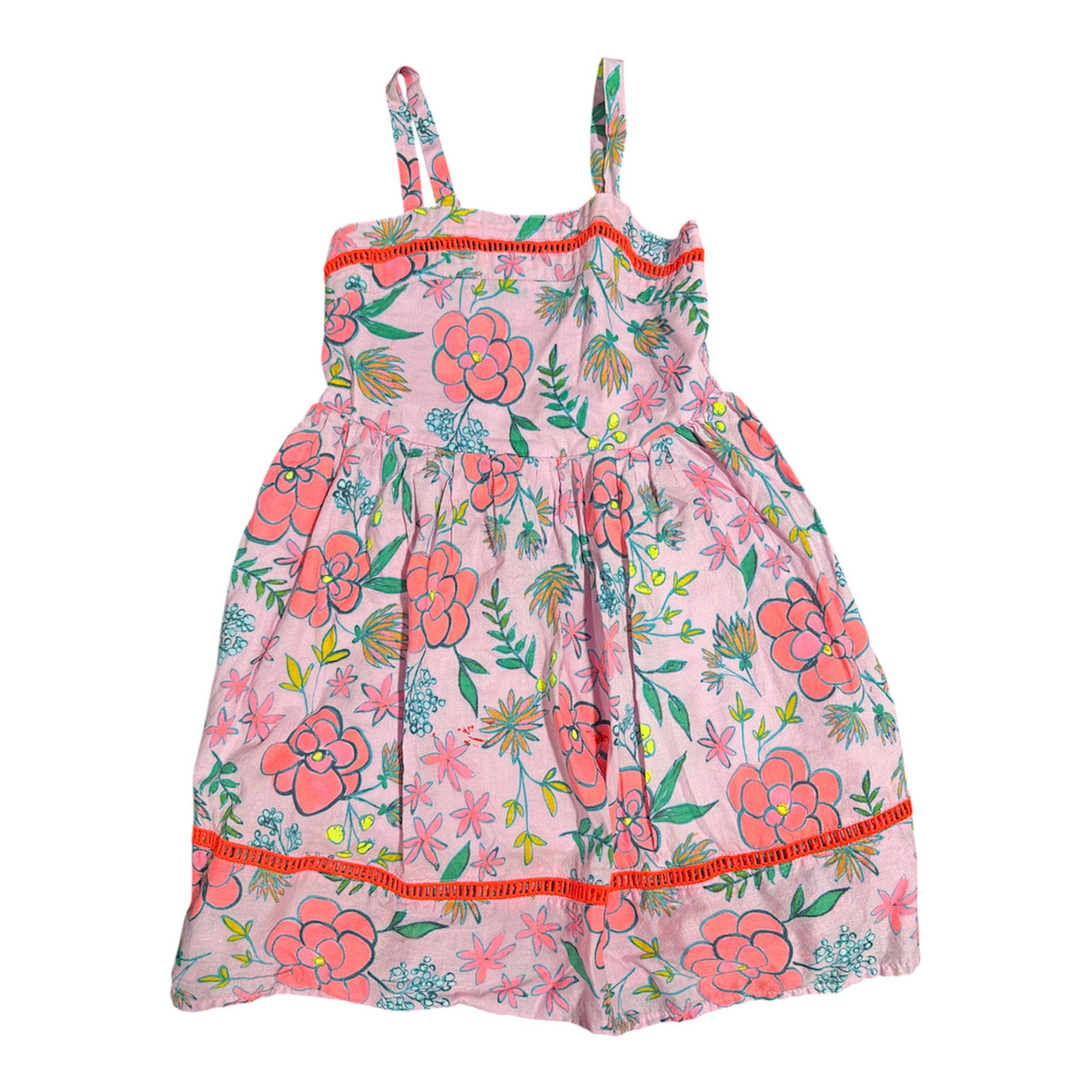 77 - Cat & Jack sz 6 Floral Dress