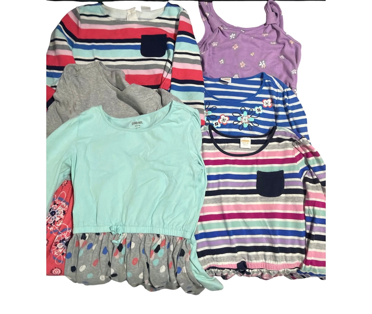 77 - LOT of 6 sz 8 Fall / Winter Dresses all but one Gymboree