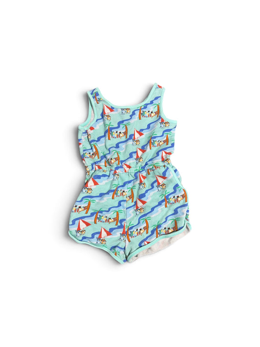 77 - Hanna Andersson sz 5 Bluey Romper