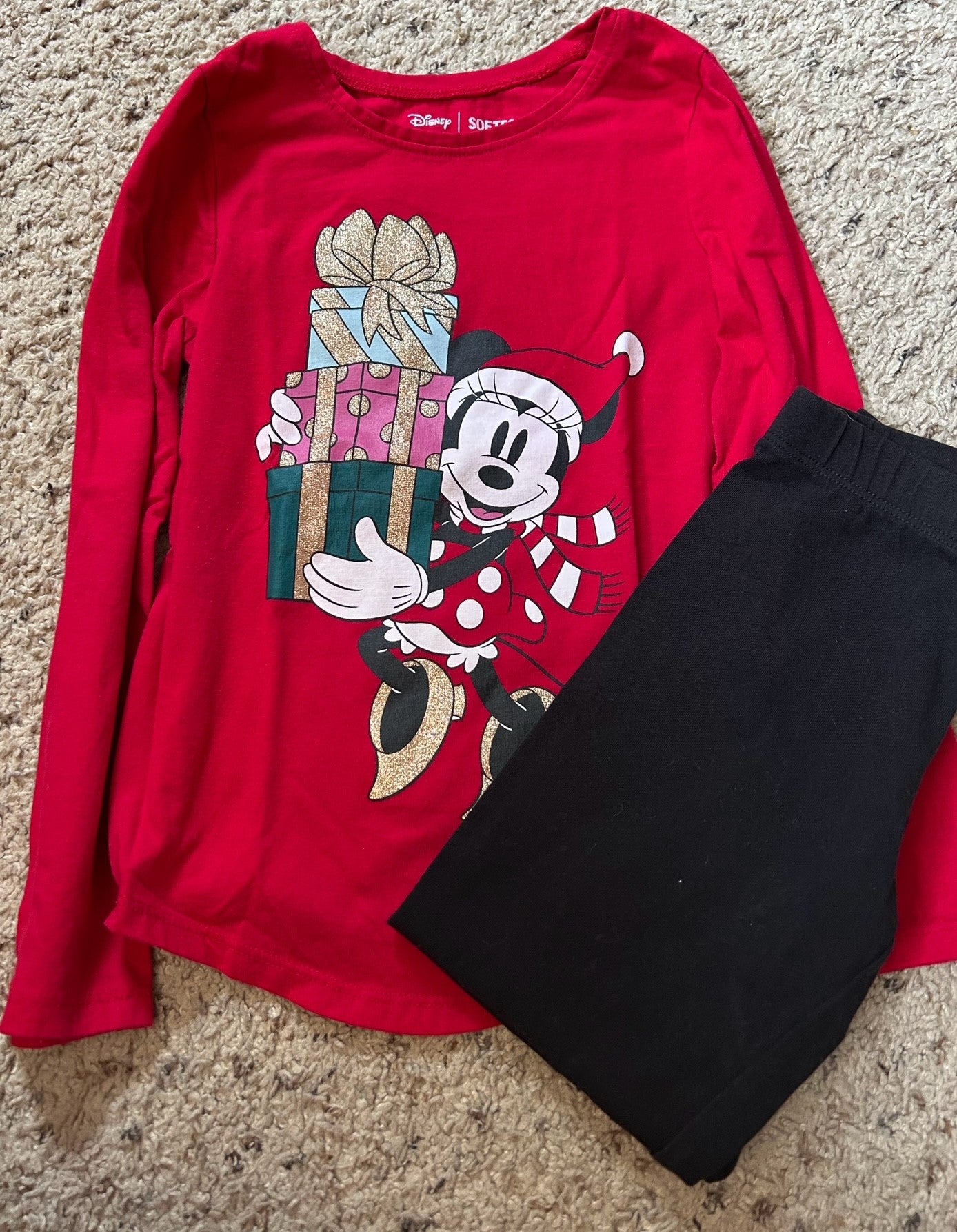 Seller 120, VGUC, Girls 6X, Minnie Mouse Holiday Outfit