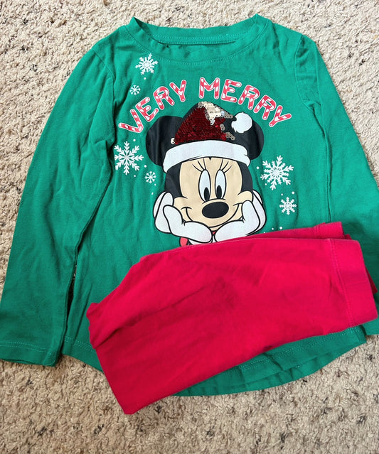 Seller 120, VGUC, Girls 5T, Minnie Mouse Holiday Outfit