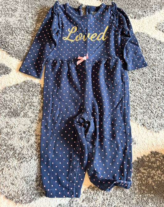 Seller 120, VGUC Girls romper, Size 12M