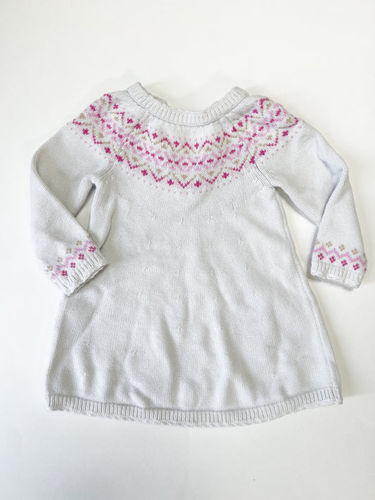 Girls 6-12mo Gap sweater dress, GUC