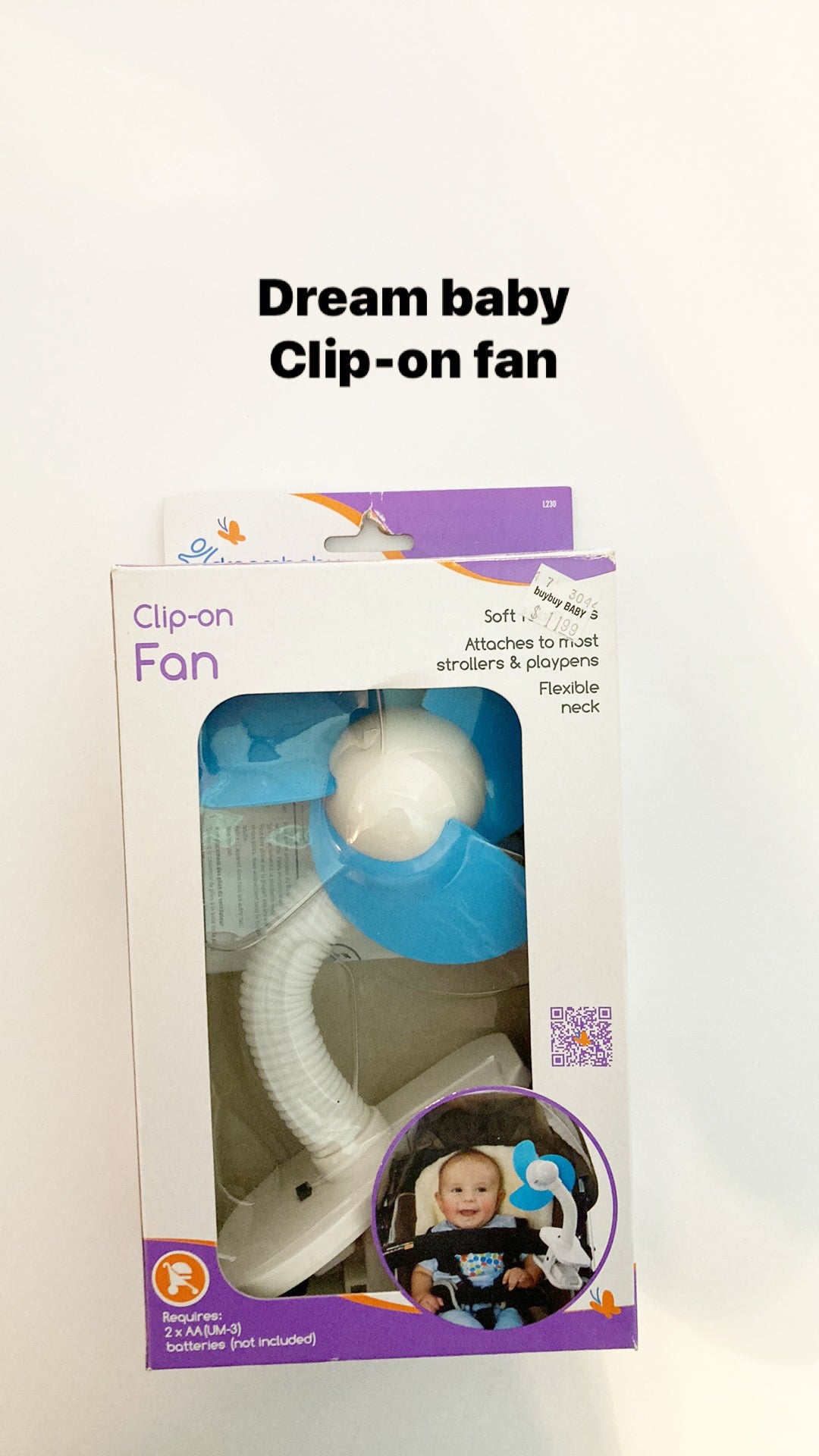 #1-Clip-On Fan Dream Baby Brand