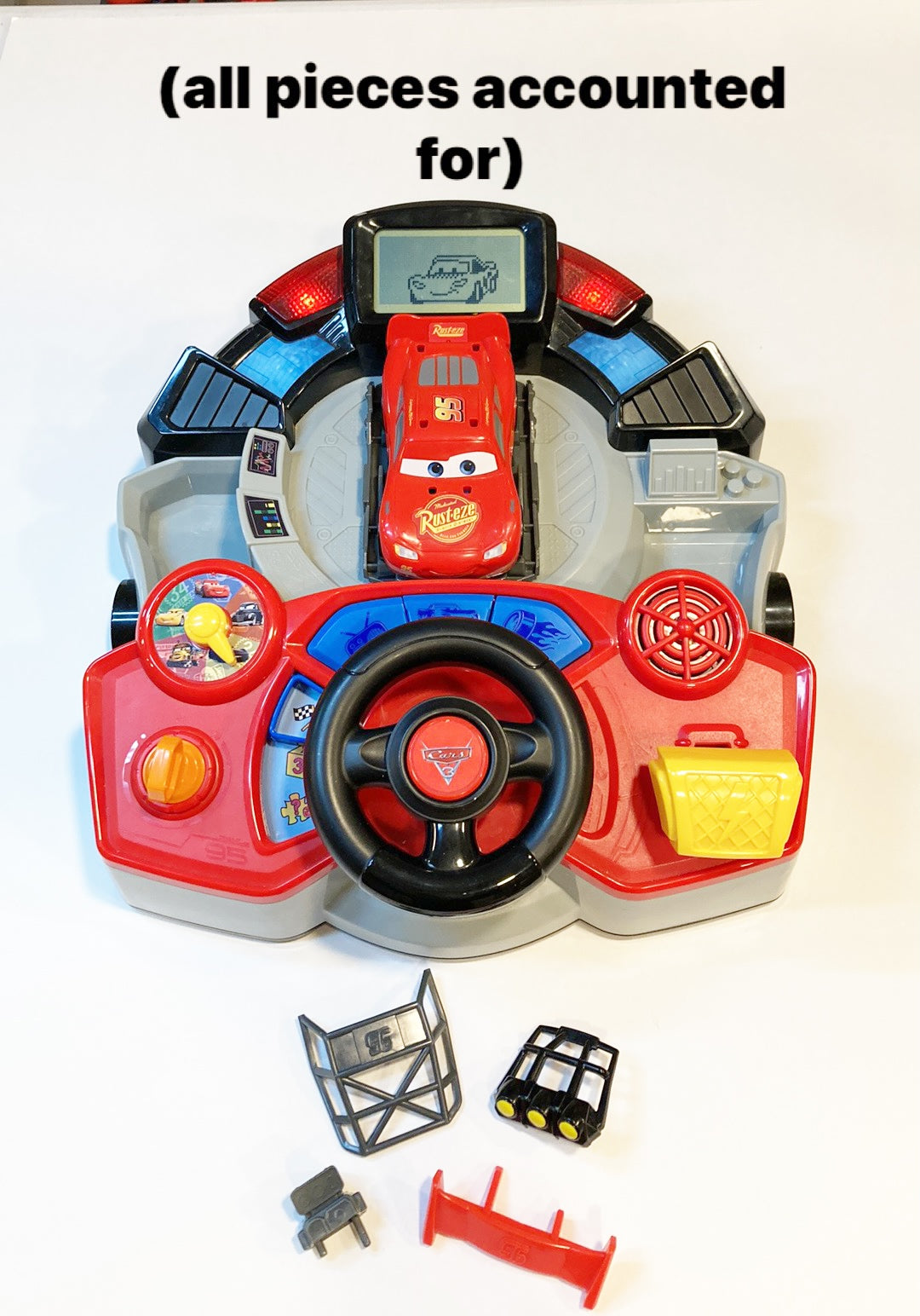VTECH Lightning McQueen Race Station Game-Pickup possible in West Chester, Norwood, Blue Ash, or Reading outside of bi-annual sales event pickup.