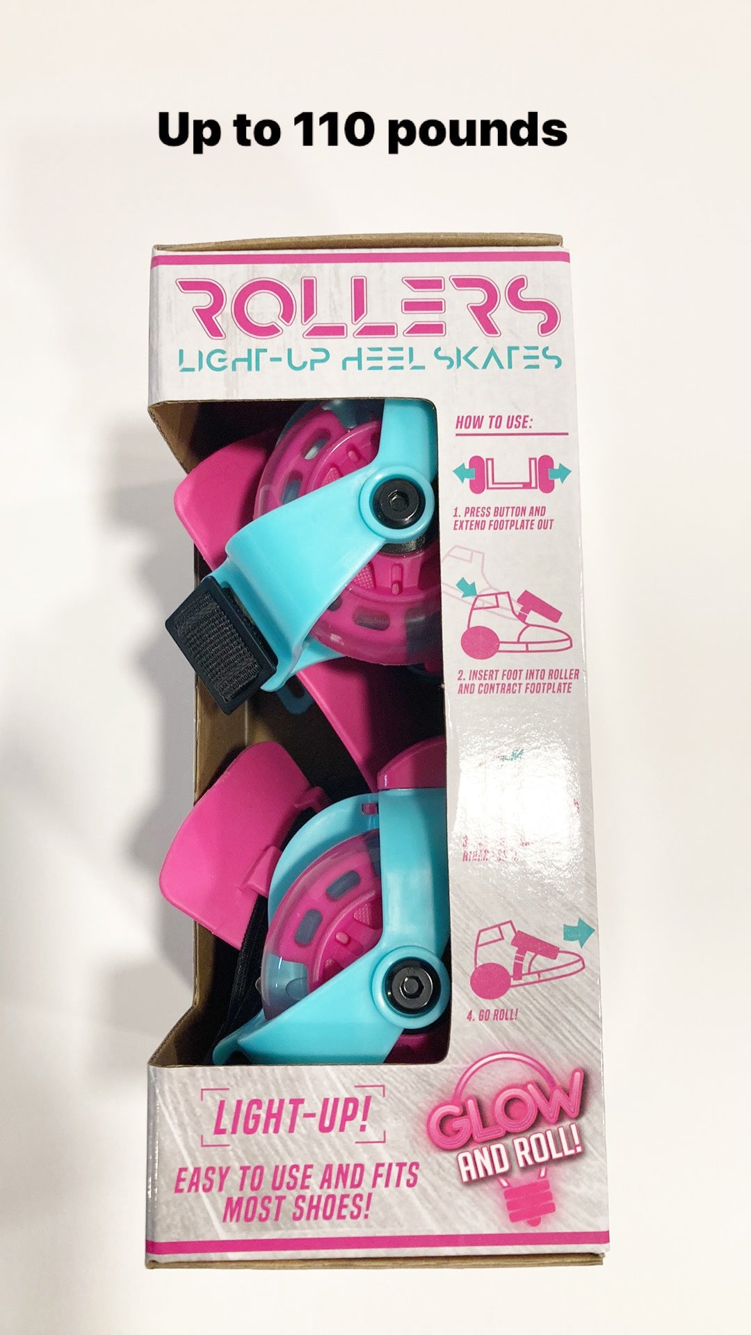 #1-*REDUCED*-New Light Up Heel Skates