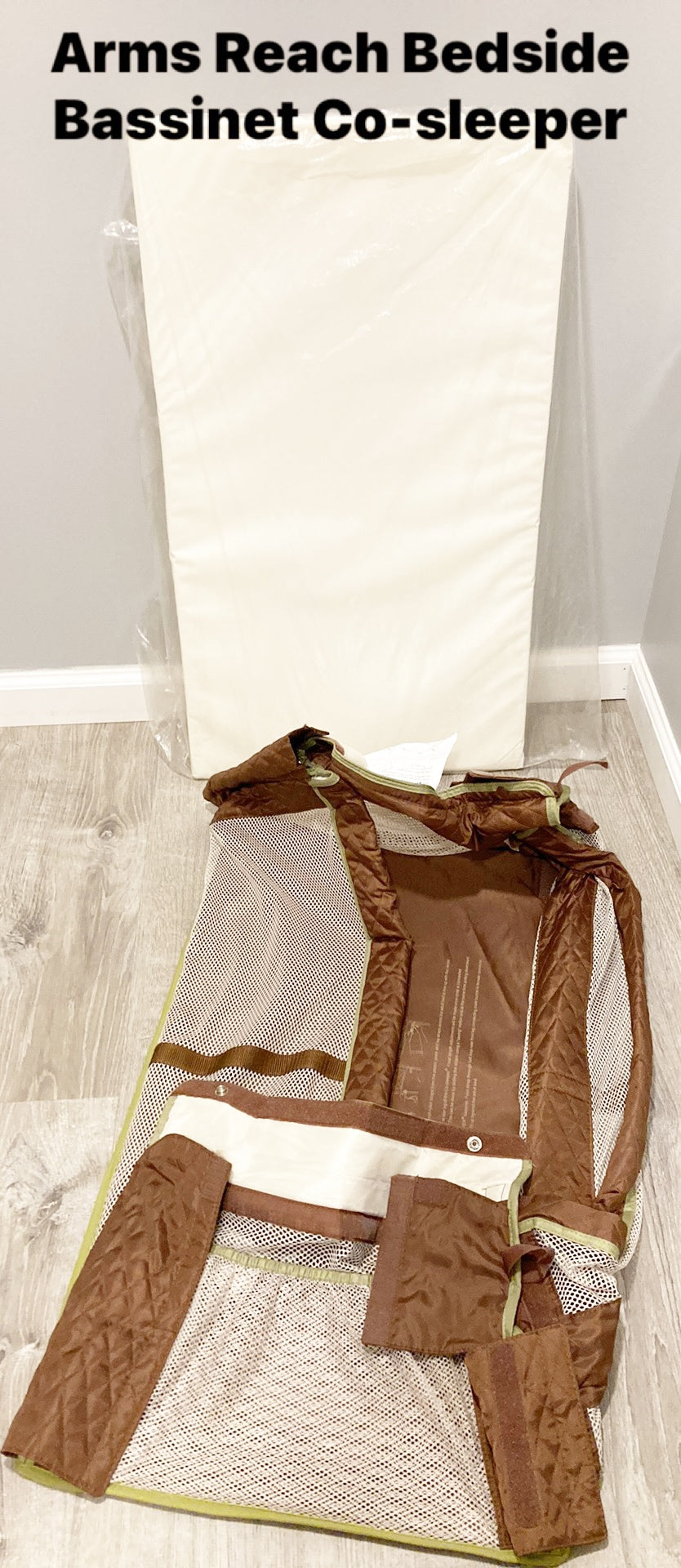 #119-REDUCED!!-Arms Reach Bedside Bassinet Co-Sleeper