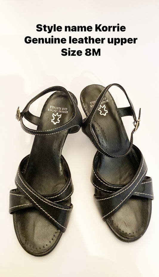 Size 8-Women’s Genuine Leather Sandal-Pickup possible in West Chester, Norwood, Blue Ash, or Reading outside of bi-annual sales event pickup.