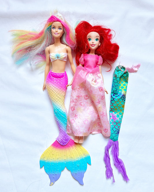 Barbie mermaid 2 dolls