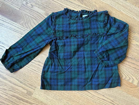 #83B- Girls Crewcuts Holiday Shirt- 5T