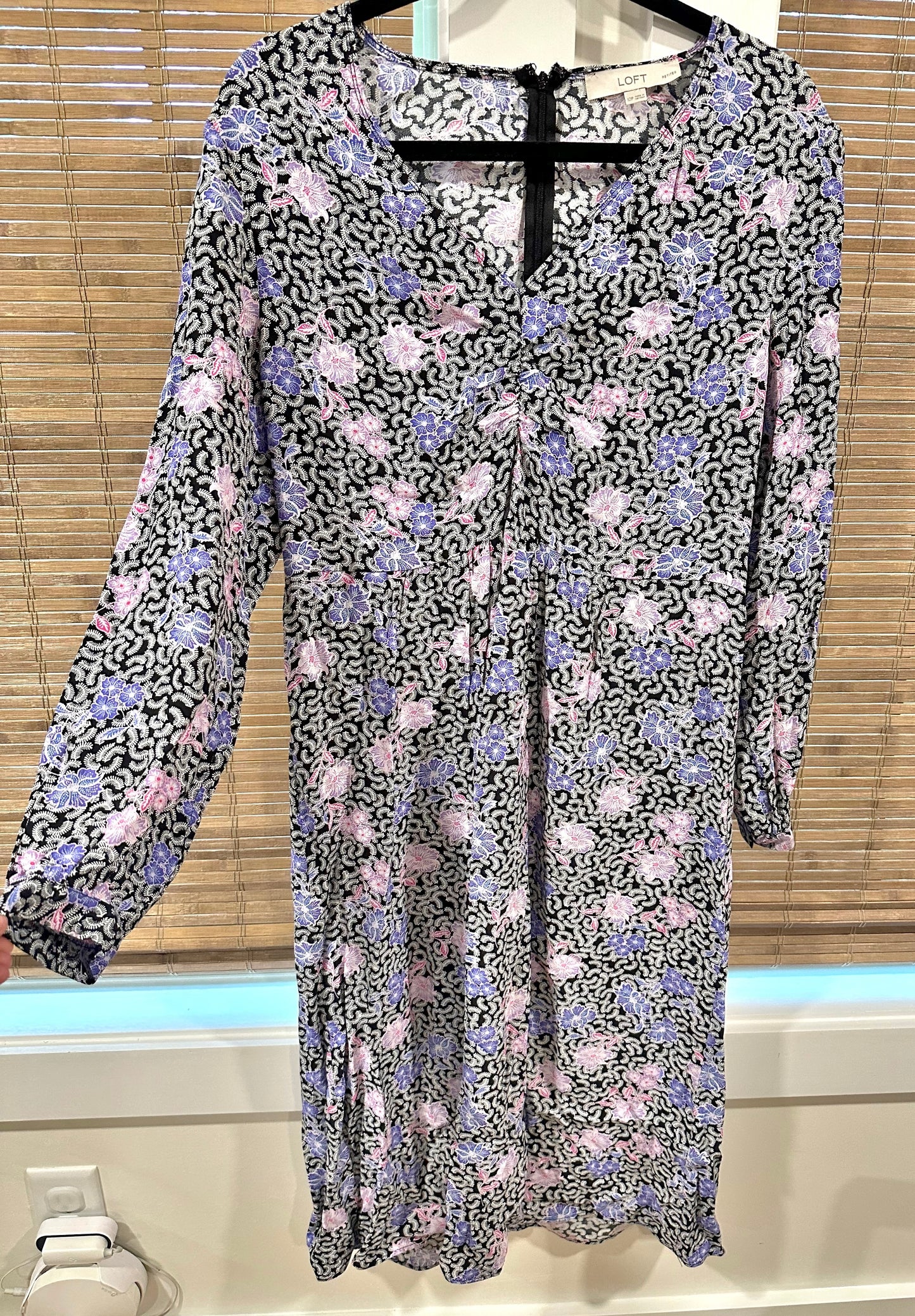 #83B- Loft Women’s Floral Midi Dress- Large / 12P