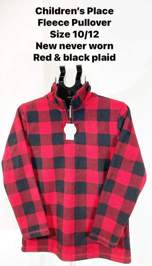 #119-REDUCED!!!-Brand New Children's Place Fleece Pullover Size 10/12