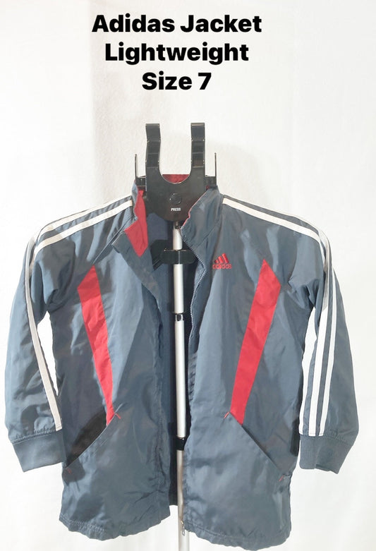 #119-Adidas Jacket (lightweight) Size 7