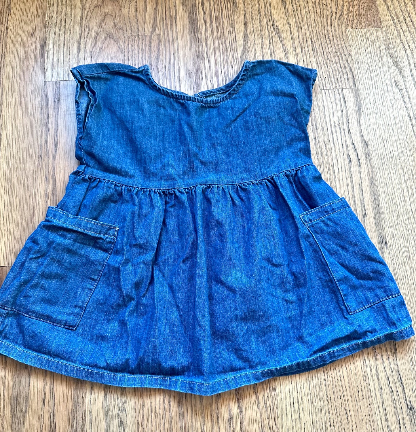 Girls Cat & Jack Denim Top- 5T