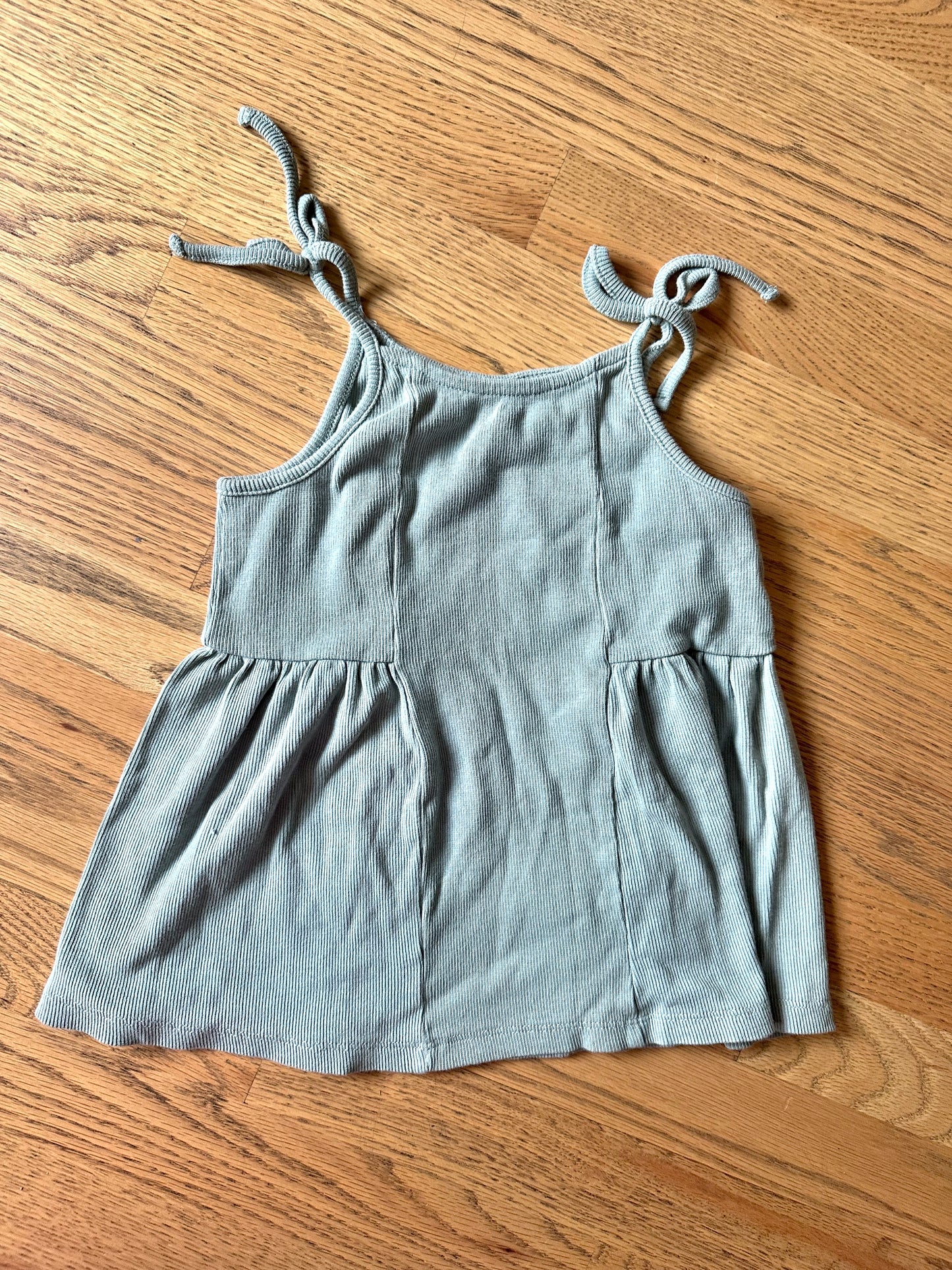 Girls Kate Quinn Olive Green Top- 5T