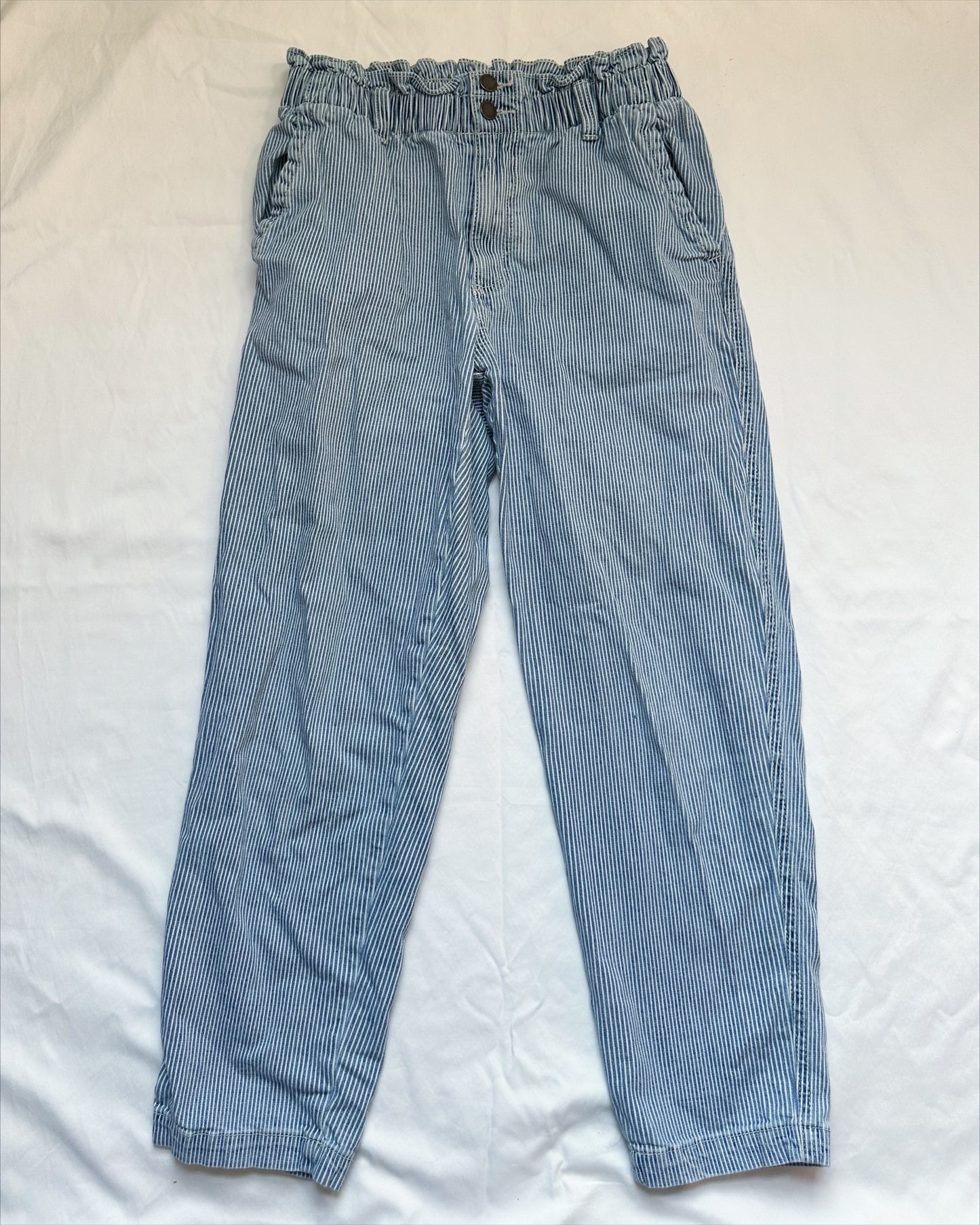 #56 Vintage Threads blue stripe pants women 4