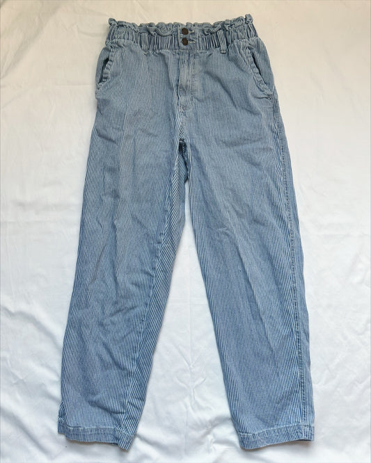 #56 Vintage Threads blue stripe pants women 4