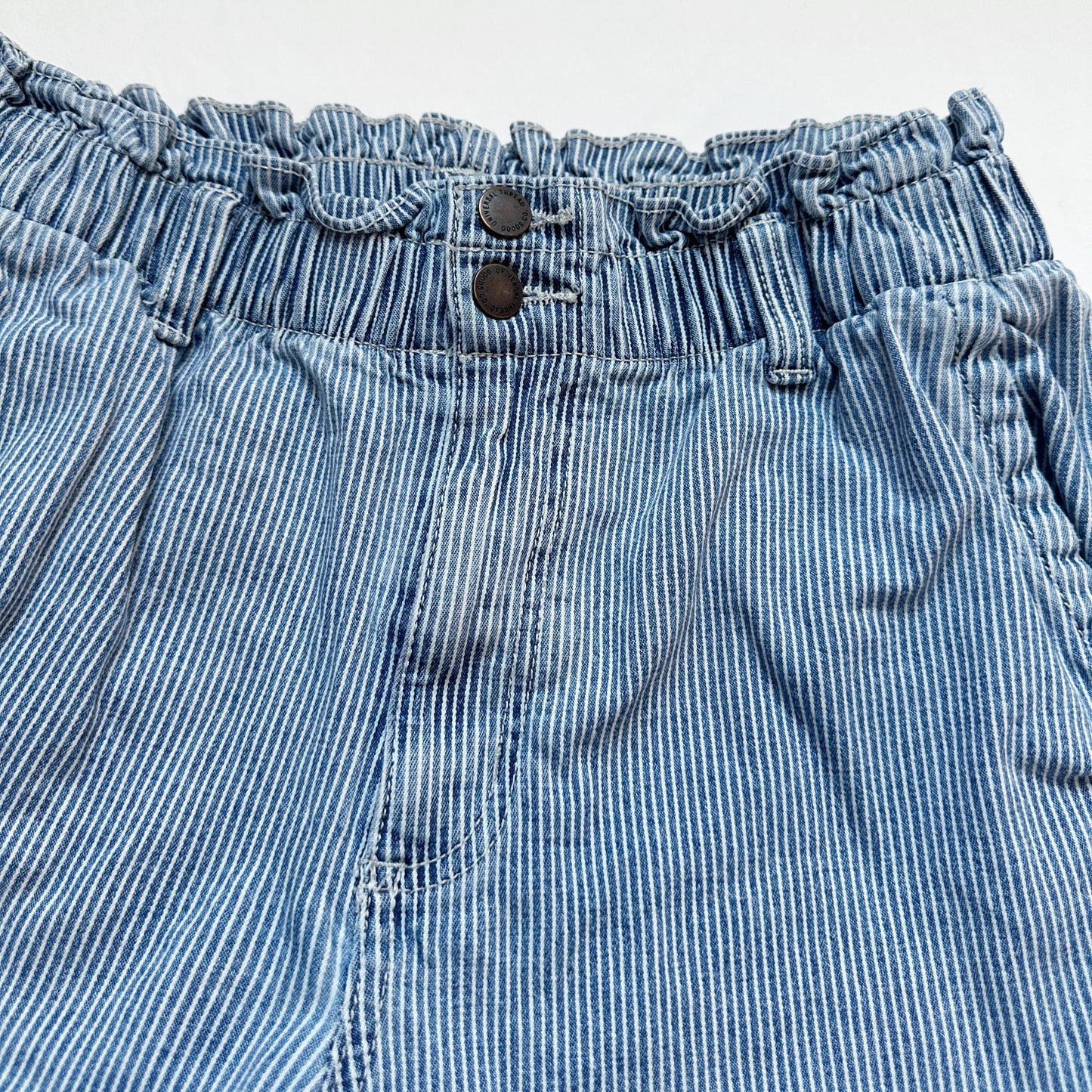 #56 Vintage Threads blue stripe pants women 4