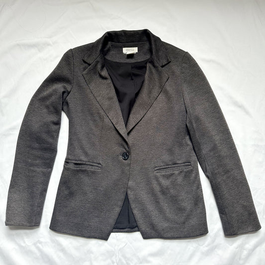 #56 Barneys New York dark grey blazer women S